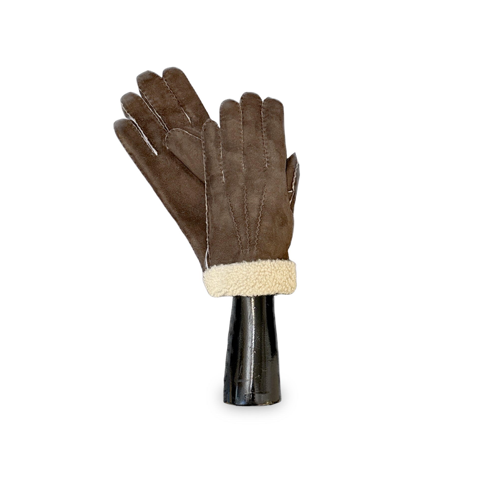 Sermoneta　 glove ダークブラウン レザー ロンググローブ Classic Men Silk Lined | Sermoneta Gloves London