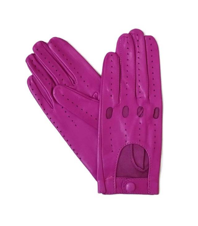 新品　Sermoneta gloves ピンク／パープル　カシミア100% 新品 Sermoneta gloves ピンク／パープル カシミア100%